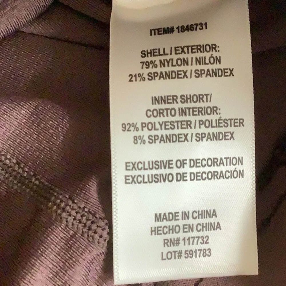 Soybu Size XXL Skort Purple Skirt Inner-Shorts Pockets Elastic Waist Stretch.New